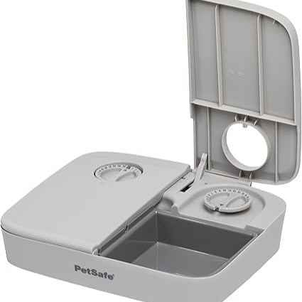 Mangeoire Automatique à 2 Repas, minuteries intégrées