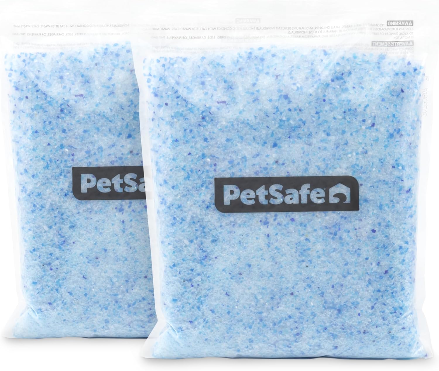 Litière pour Chat Cristal Non-Agglomérante Bleue
